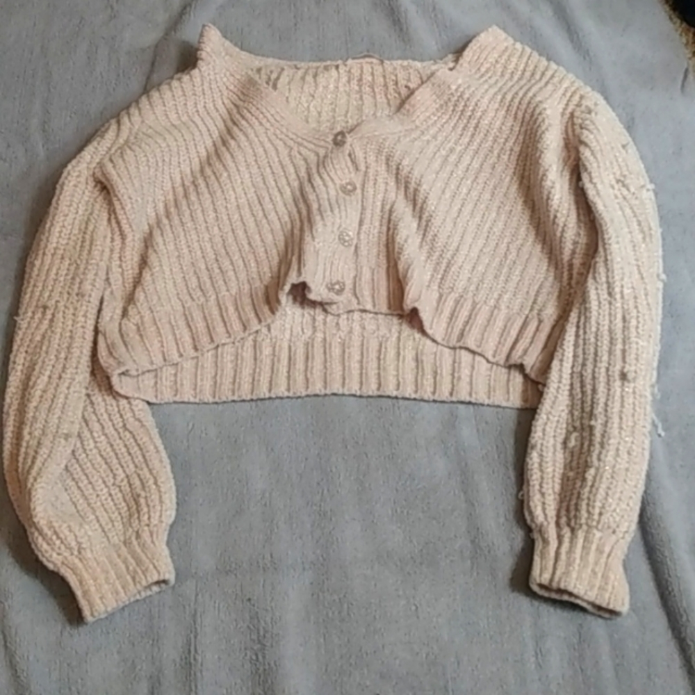 Pink crop top